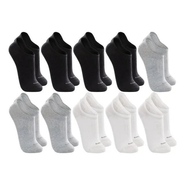 Kit 10 Pares De Meias Lupo Soquete Invisível Sport