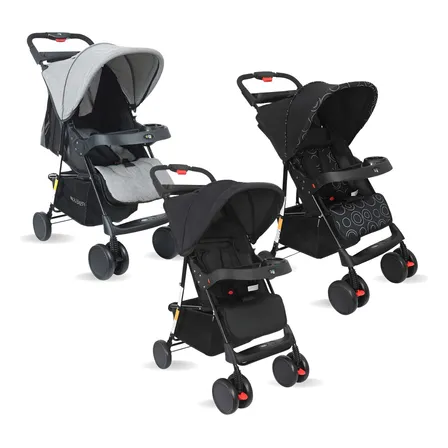 Carrinho De Bebê Passeio Allday Modo Berço Maxi Baby