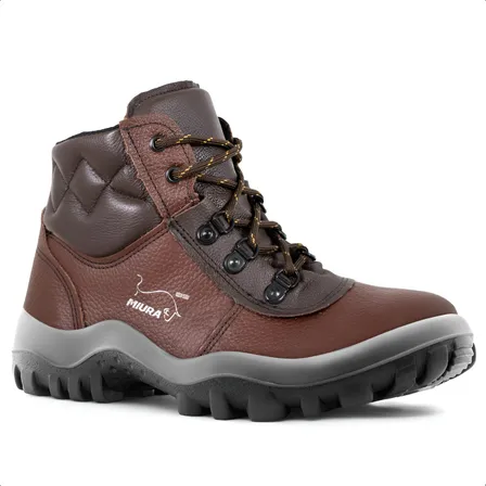 Bota Botina Coturno Miura Trabalho Segurança Bico Pvc Ca Epi