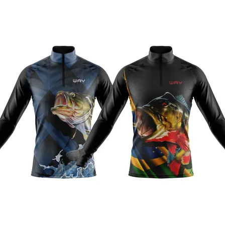 Kit 2 Camisas De Pesca Manga Longa Masculina Proteção Uv Pro