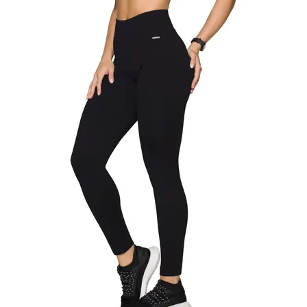 Calça Legging Fitness Zero Transparência Cintura Alta Selene