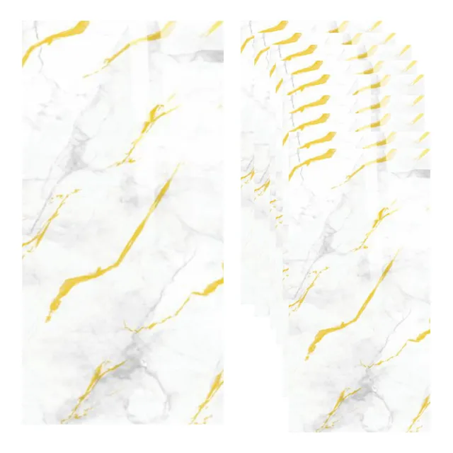 Kit 10 Placas Adesivo Parede Marmore Autocolante Vinílica 3d