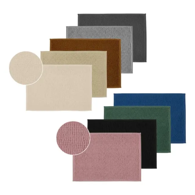 Kit 3 Tapete P/ Banheiro Dedinho Bolinha Toalha Macio