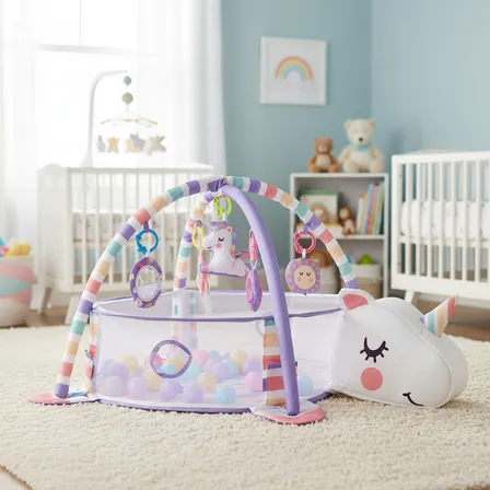 Cercado 4 Em 1 Atóxico E Seguro Bom Presente Pra Chá De Bebê