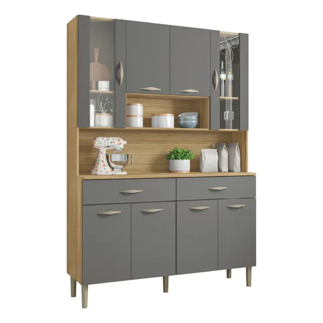 Armário De Cozinha Completa 8 Portas 2 Gaveta Golden