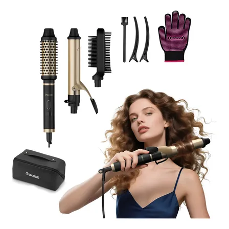 Modelador De Cachos 3em1 Gokoco Gd034 6 Controle Temperatura