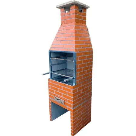 Churrasqueira Pré-moldadas Tijolinho 0,65cm X 2,25 Completa