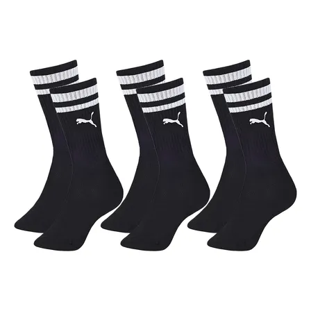 Kit 3 Pares Meias Cano Longo Atoalhada Sport Original Puma