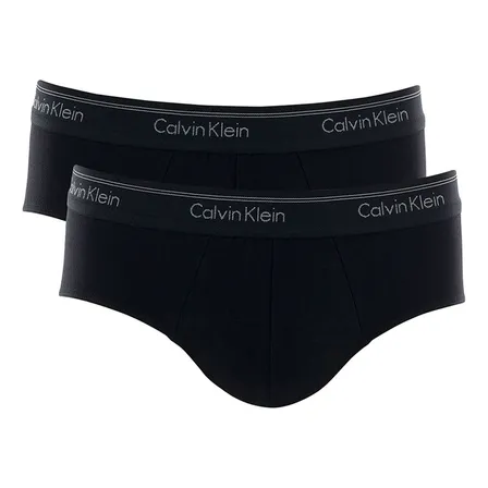 Kit Com 2 Cuecas Slip Cotton Algodão Original Calvin Klein