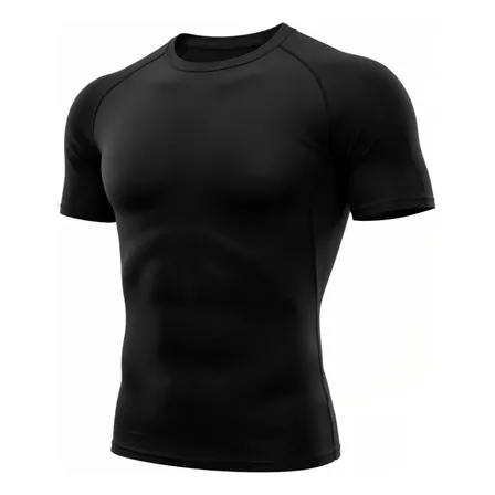 Rash Guard Camisa Compressão Apertada Manga Curta Treino