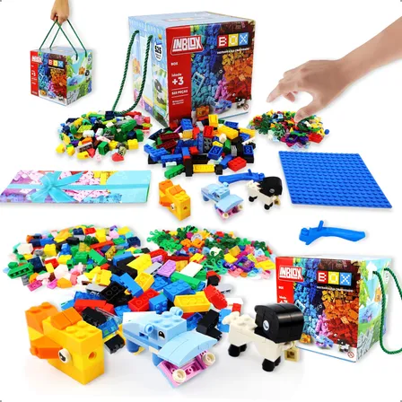 Kit Inblox Blocos Montar 525 Peças Compatível Com Lego