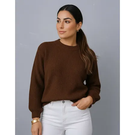Suéter Blusa Manga Longa Max Cropped Frio Pullover Lã Trico