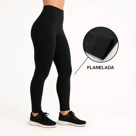 Calca Feminina Termica Forrada Legging Aveludada Frio Grossa