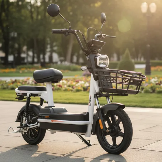 Bicicleta Elétrica Scooter 500w Bateria Removível 48v 15ah Com Painel Digital Cor Preto Bikelete Smart MT2