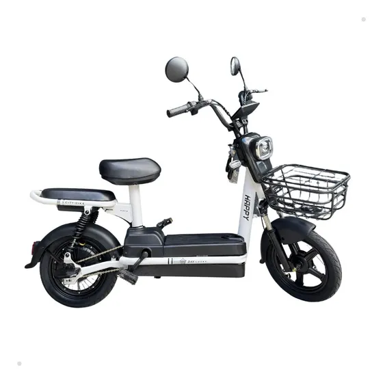 Bicicleta Elétrica Happy 350w Scooter Bike Carregador Alarme