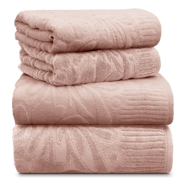 Jogo De Banho 4 Peças Velvet Appel Luxo 100% Algodão