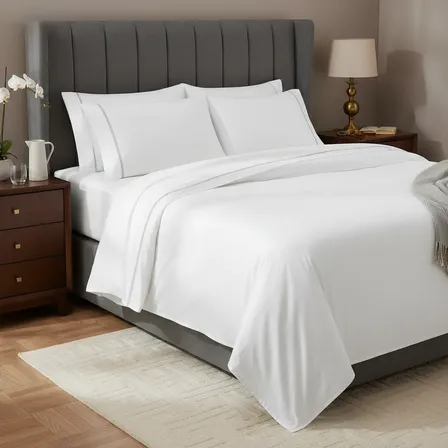 Jogo Lençol Elástico Casal Queen Size Box 4 Peças 400 Fios