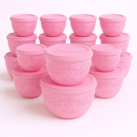 Conjunto 10 Potes Bowl Personalizado 1l Oliplast