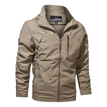 Jaqueta Masculina Impermeável Corta Vento Sport Com Capuz