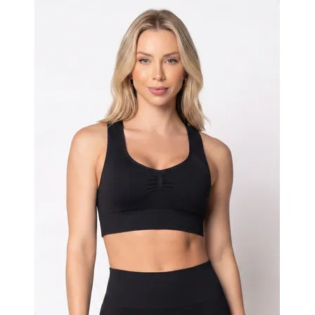 Top Selene Alta Sustentação Sem Costura Fitness Academia