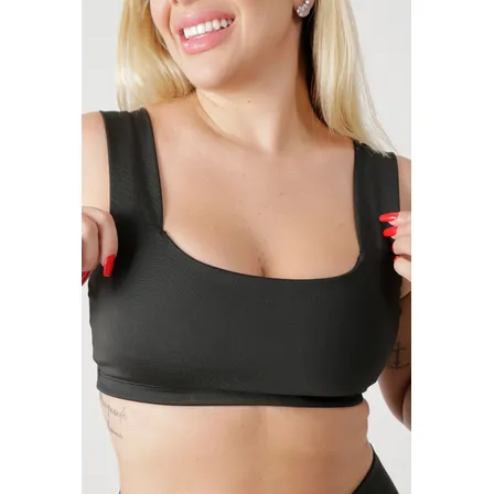 Top Sustentação Alta Compressão Frente Dupla Suplex Blackout