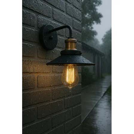 Arandela Nordic Retrô Vintage Industrial E27 Parede Alumínio