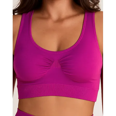 Top Selene Alta Sustentação Sem Costura Corrida Academia