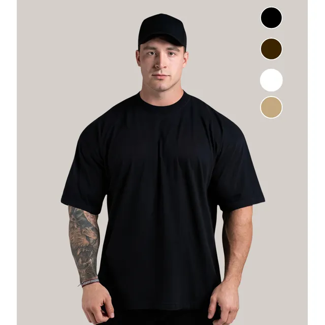 Camiseta Oversized Masculina Treino Academia Estilo Casual