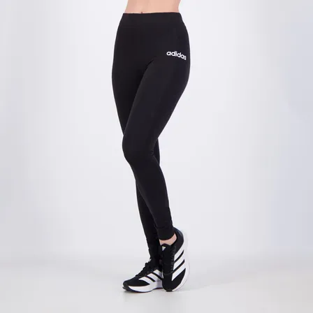Calça Legging adidas Logo Linear Sj Feminina Preta