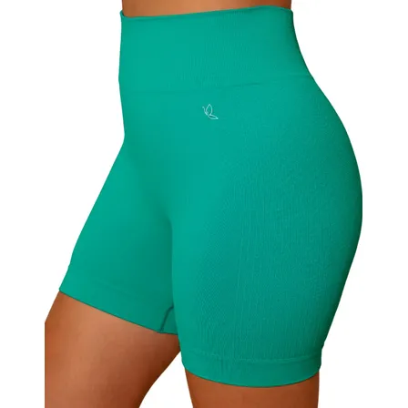 Short Benévola Em Poliamida Sem Costura Bermuda Confortável