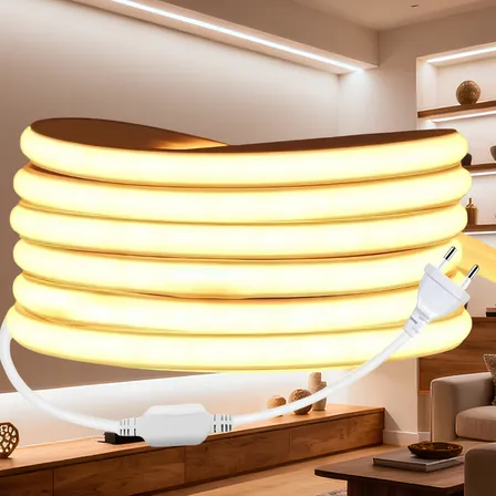 Mangueira 20mts De Led Cob 288 Led/m Prova Agua 3000k 6500k