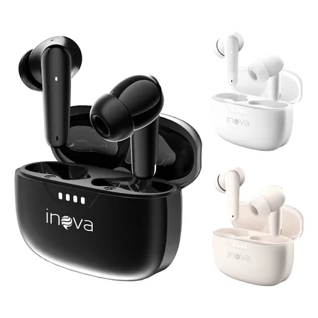 Fone De Ouvido Sem Fio Bluetooth 5.4 Inova Tws