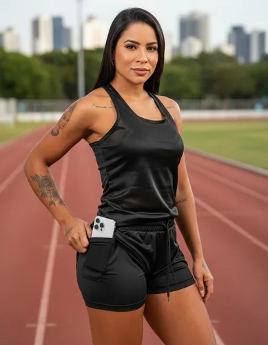 Conjunto Academia Feminino Regata + Short 2em1 Duplo Fitness