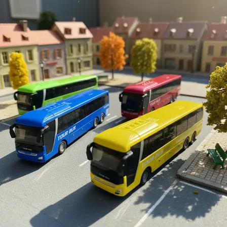 Miniatura Carrinho Coleção Ônibus Busão Coleção Turismo