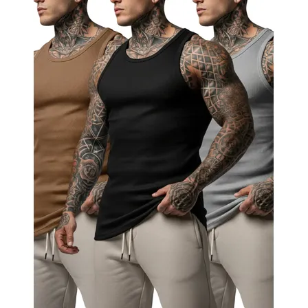 Kit 3 Regata Modelo Americano Canelada Premium