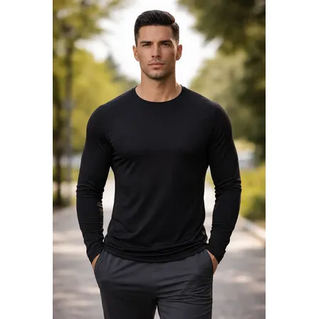 Camisa Masculina Manga Longa Proteção Uv50 Segunda Pele Dry