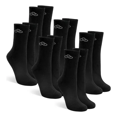 Kit 6 Pares De Meias Cano Médio Adulto Algodão Olympikus