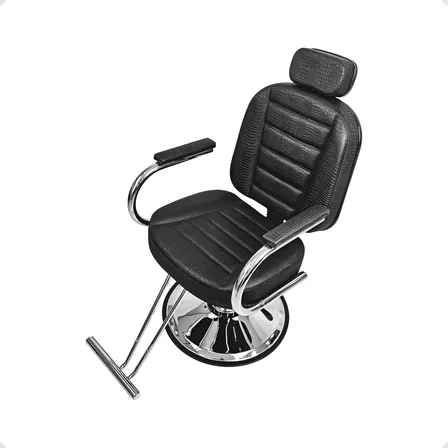 Poltrona Cadeira Moveis Barbeiro Barbearia Reclinável