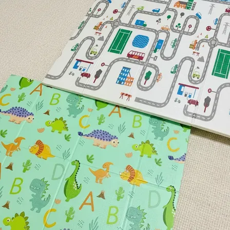 Tapete Infantil Bebe Dobrável Emborrachado Tatame Dupla Face