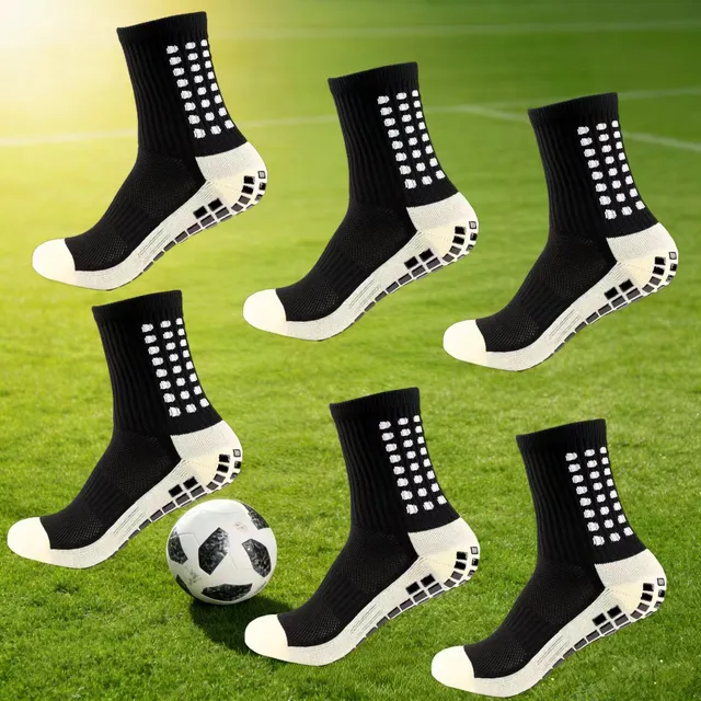 Kit 3 Pares Meia Antiderrapante Futebol Esportiva Meião Pro