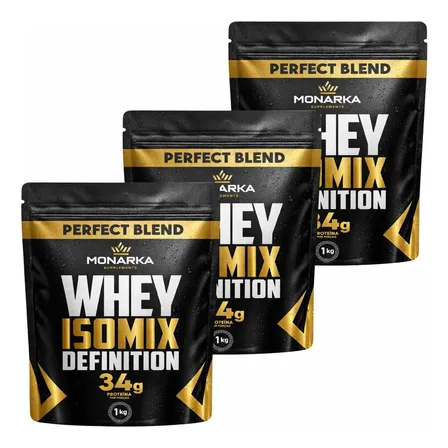 Whey Protein Isolado 3kg - 34g Proteína Suplemento Alimentar