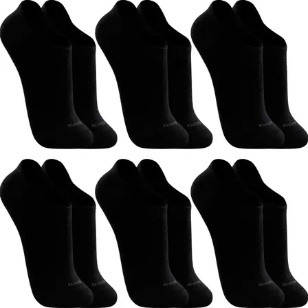 Kit 6 Pares Meias Soquete Invisível Lupo Algodão Unissex
