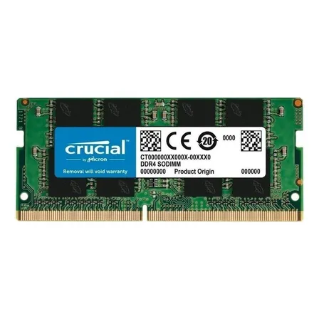 Memória RAM Gamer verde 8GB 1 Crucial CT8G4SFS8266