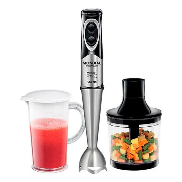 Power Mixer Premium Mondial Preto/Inox 500W M-07