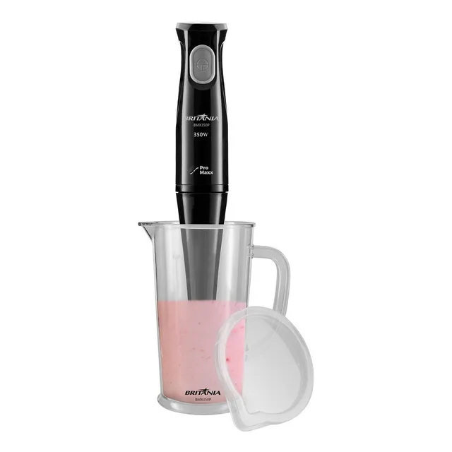 Mixer Bmx350p Preto Com Lâminas Pro Maxx 350w Britânia