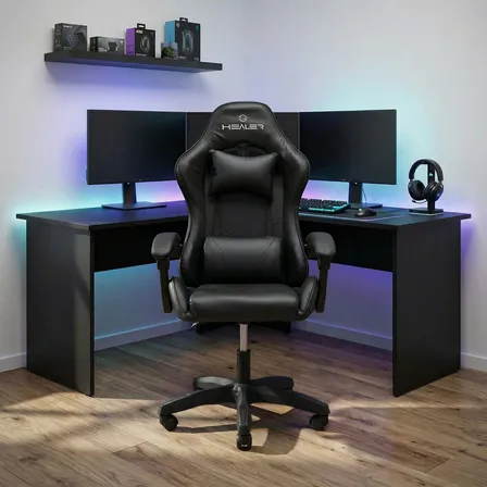 Cadeira Gamer Lancer Preta Healer