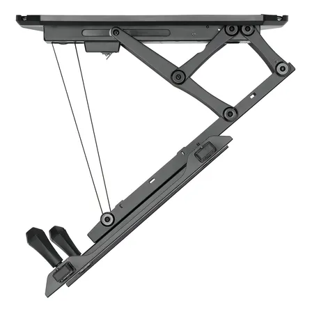 Suporte Motorizado De Teto Para Tv De 32 A 70 Polegadas Até 35kg Pcyes PLMSTM01A Preto-Fosco