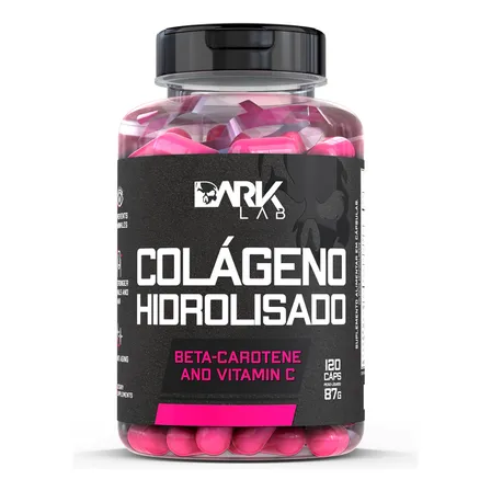 Colágeno Hidrolisado 120 Caps Dark Lab Sabor Sem sabor