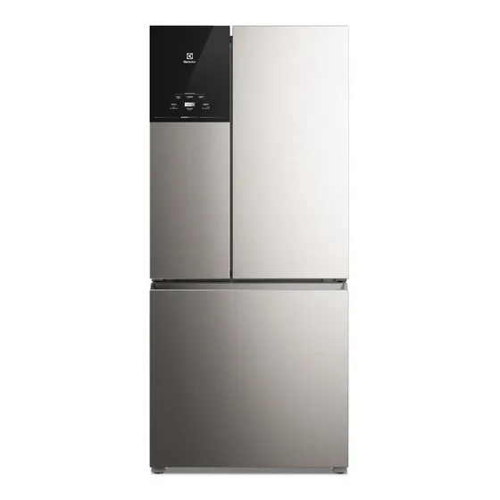 Geladeira Electrolux Frost Free Inverter 590L AutoSense 3 Portas Cor Inox Look IM8S