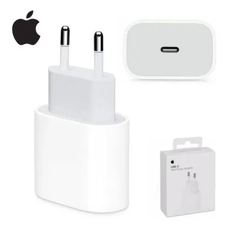 Carregador Apple A2465 para iphone Turbo Usb-c Power Adapter 20w Branco